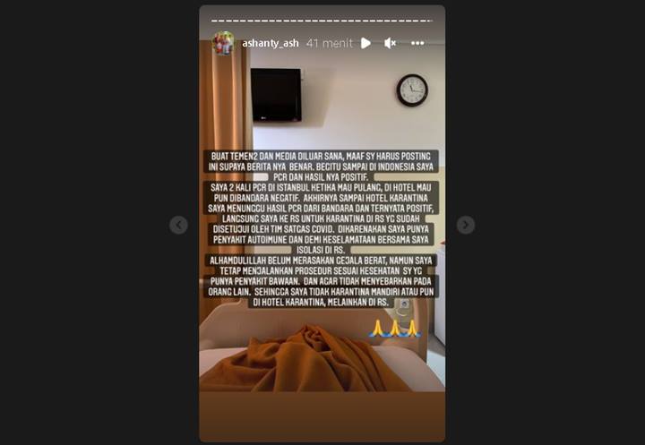 Ashanty Klarifikasi Kabar Positif Omicron, Beber Kronologi Hingga Kondisi Terkini Terkuak
