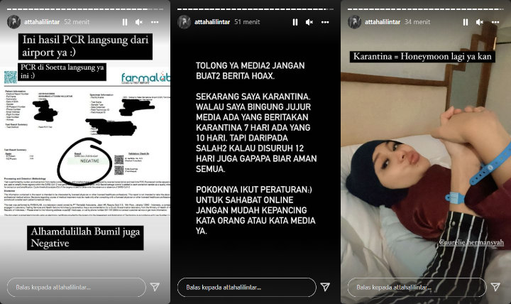 Hoax! Atta Halilintar Bantah Positif Covid-19 sambil Bagikan Bukti