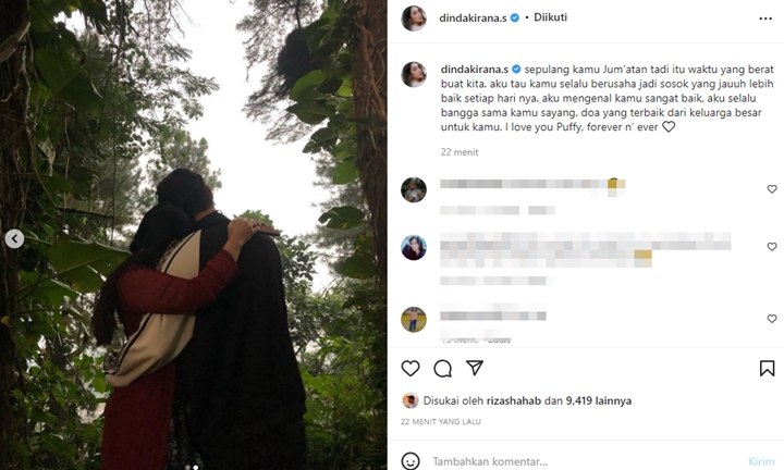 Dinda Kirana Buka Suara Terkait Penangkapan Naufal Samudra