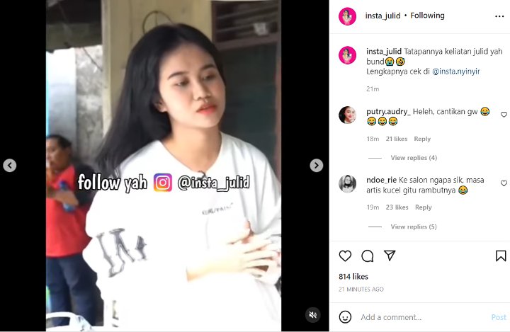 Mayang Adik Vanessa Angel Lagi Syuting, Ekspresi \'Sinis\' Ibu-ibu yang Nonton Bikin Slafok