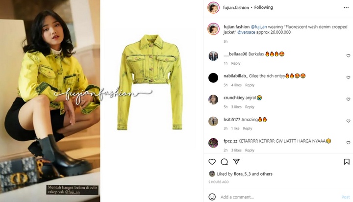 OOTD Kekinian dan Super Modis Ala Fuji DIbanderol Selangit