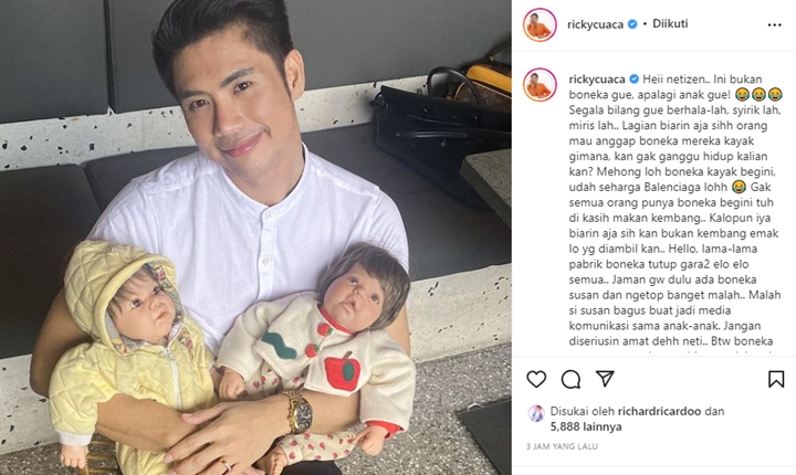 Ricky Cuaca Ngegas Dibilang Syirik Gara-Gara Pamer Spirit Doll
