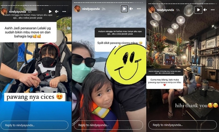 Inikah Kekasih Baru Nindy Ayunda?