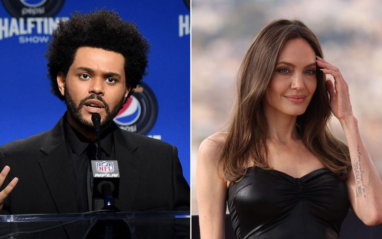 The Weeknd Isyaratkan Benar Kencani Angelina Jolie Lewat Lagu Barunya?