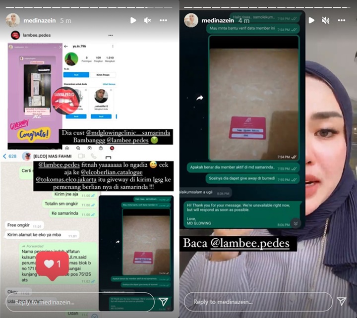 Medina Zein Semprot Akun Lambe Usai Dituduh Beri Giveaway Palsu: Bikin Gue Panas!