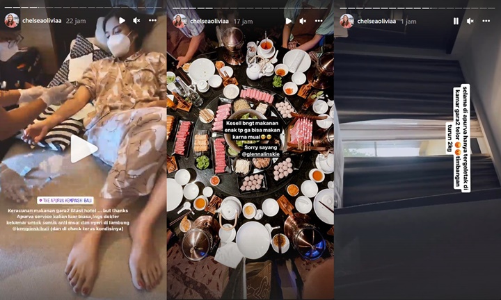 Apes, Chelsea Olivia Keracunan Makanan Hotel Saat Liburan Hingga BB Turun Drastis
