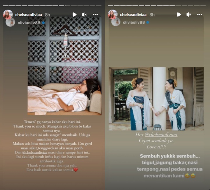 Kondisi Chelsea Olivia Usai Keracunan Bareng Sang Kakak, Masih Harus Diinfus