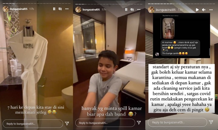  Spill Kamar Megah Saat Karantina, Bunga Zainal Beber Peraturan yang Harus Ditaati