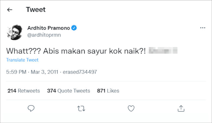 Inikah \'Bukti\' Ardhito Pramono Konsumsi Ganja Sejak 2011?
