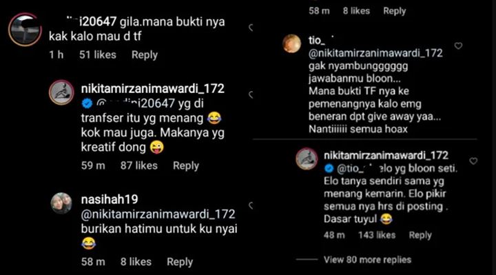 Foto Hampir Telanjang, Nikita Mirzani Ngegas Saat Niat Baiknya Bagi-Bagi Uang Malah Disebut Hoax