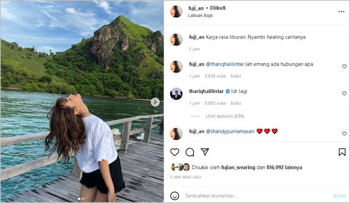 Thariq Halilintar Terang-terangan Singgung LDR Lagi, Pertanyaan Balik Fuji Tuai Protes