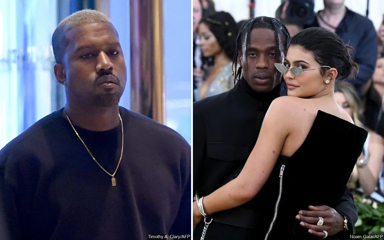 Kanye West Dibantu Travis Scott-Kylie Jenner Usai Kim Kardashian Larangnya Hadir Ke Pesta Ultah Anak