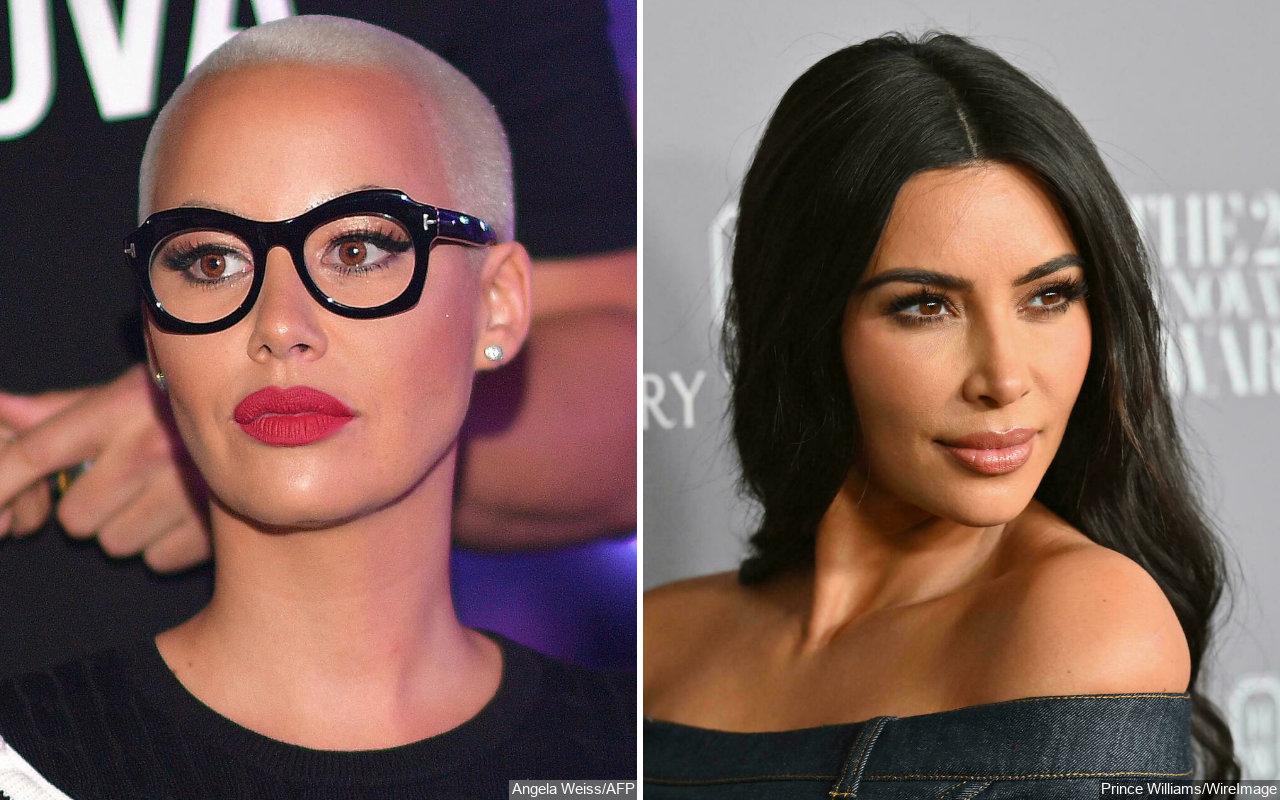 Amber Rose Minta Maaf Atas Tweet Kontroversialnya Tentang Kim Kardashian Usai Putus Dari Kanye West