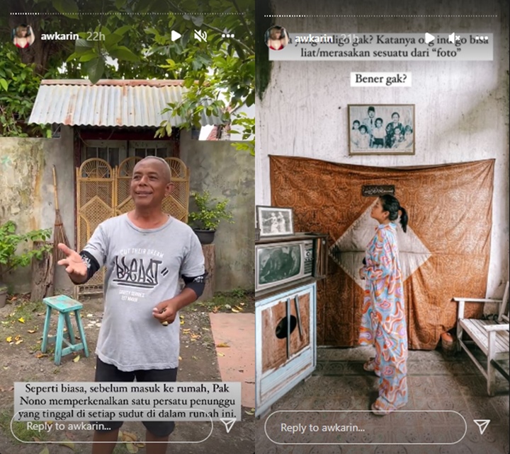 Awkarin Sambangi Rumah Pocong Viral di Jogja, Tak Sengaja Temukan Foto Sosok Penting Ini