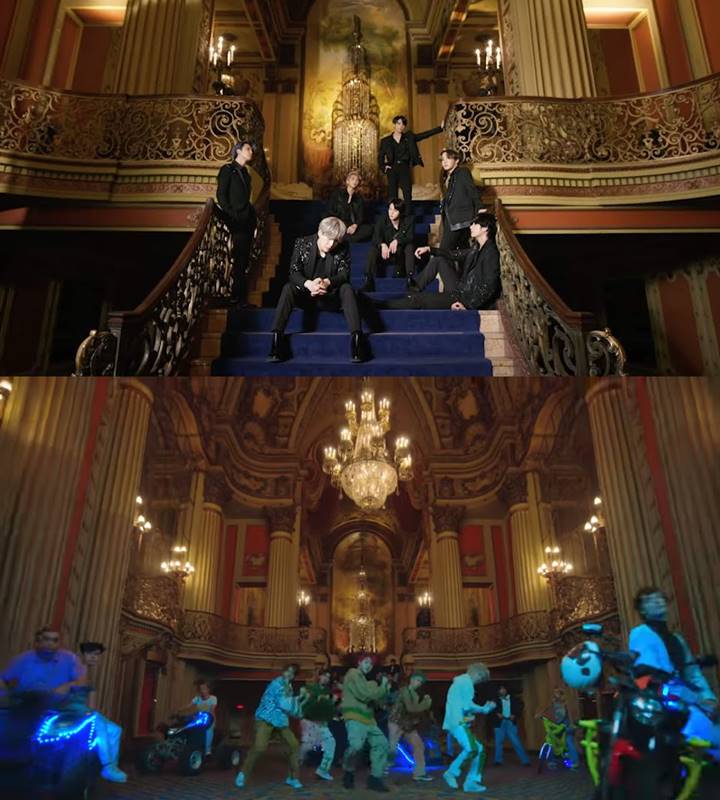 BTS dan P1Harmony Syuting Video Musik di Lokasi Sama, Unjuk Konsep Beda Tapi Asyik