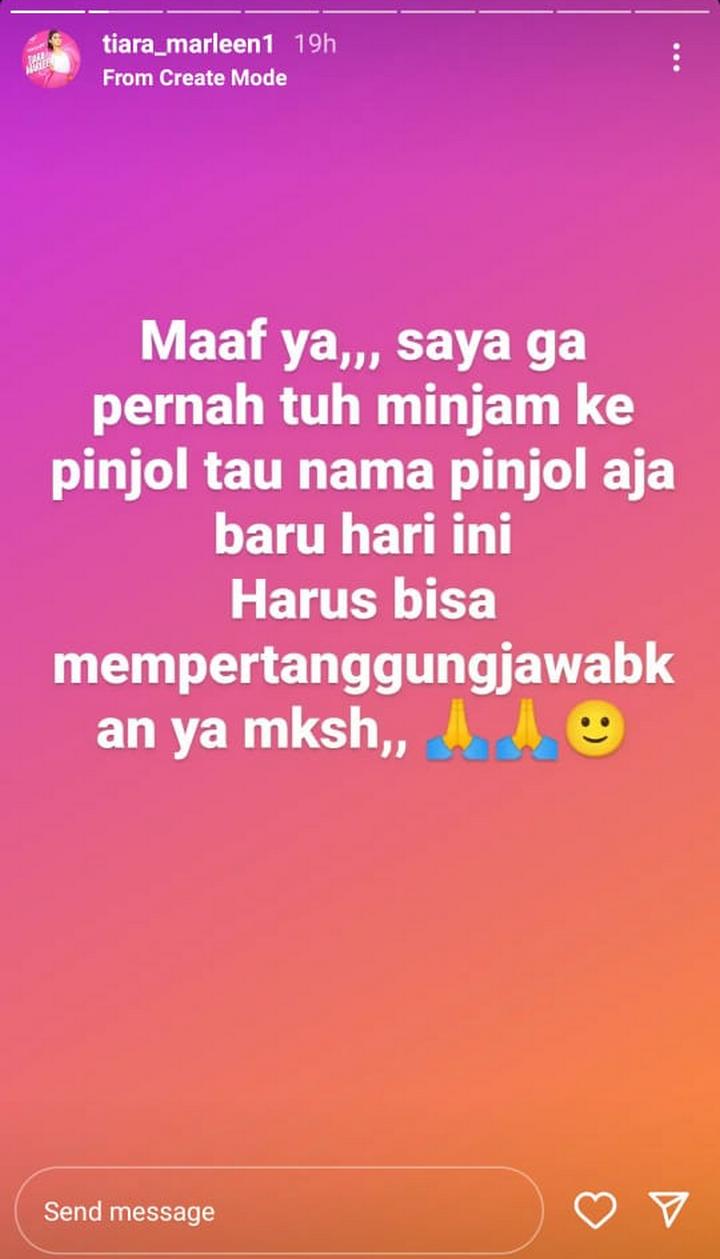 Tiara Marleen Terjerat Pinjol?