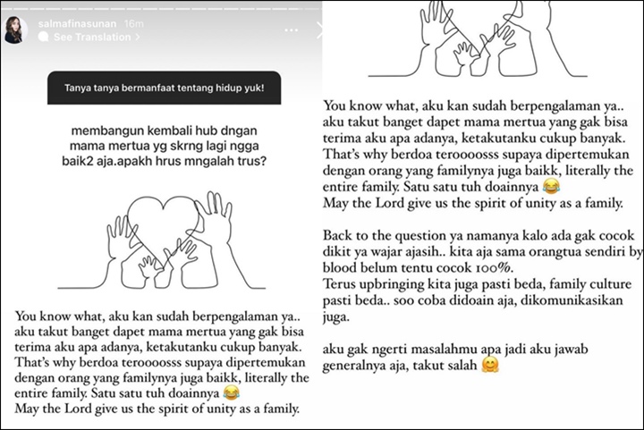 Salmafina Sunan Singgung Ketakutan Saat Bahas Hubungan dengan Mantan Ibu Mertua, Kenapa?