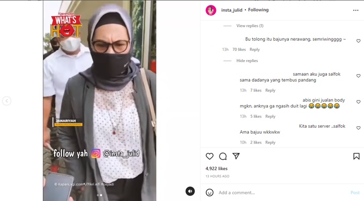 Baju Nerawang Ibunda Gaga Muhammad Saat Diwawancara Jadi Sorotan