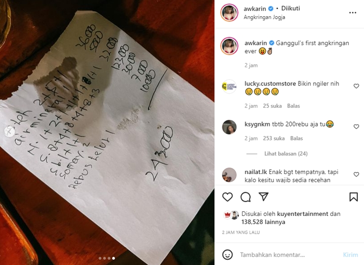 Pacar Awkarin Pertama Kali ke Angkringan, Bayar Segini Bikin Syok
