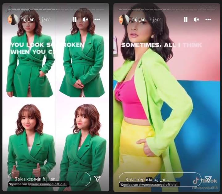 Fuji Pamer Pose Beda dari Biasa Usai Kena Cibir, Makin Jadi ‘Kembaran’ Vanessa Angel?