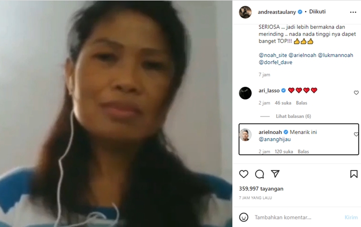 Andre Taulany Rekomendasikan Penyanyi Lagu NOAH versi \'Seriosa\', Begini Respons Ariel