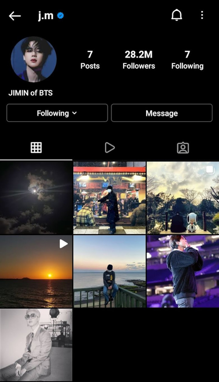 Makna di Balik Nama Akun Instagram Jimin BTS