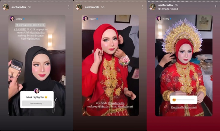 Bak Barbie Hidup, Paras Cantik Istri Achmad Megantara Pakai Baju Bodo Asli Bugis Banjir Pujian