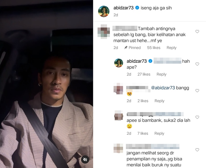 Abidzar Al-Ghifari Dituduh Pakai Anting Hingga Dihujat Begini, Balasannya Bikin Riuh