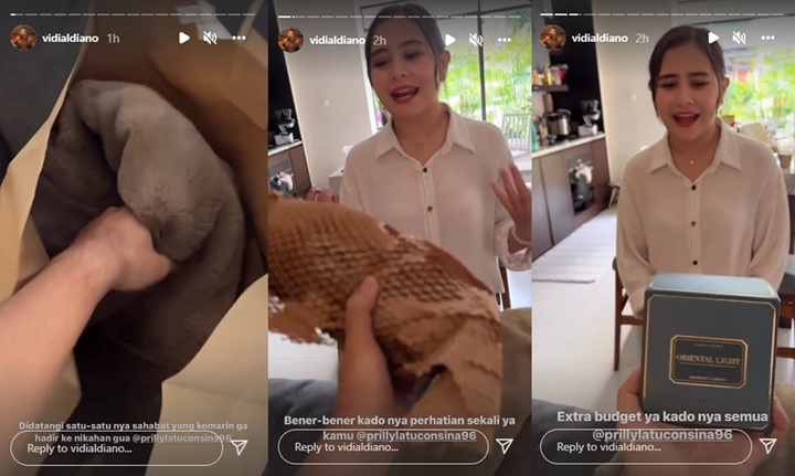 Hadiah Ekstra Budget Prilly Latuconsina Untuk Vidi Aldiano Bikin Syok, Ada 3 Macam