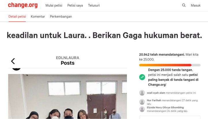 Gaga Muhammad Ajukan Banding, Sahabat Laura Anna Minta Petisi Diramaikan