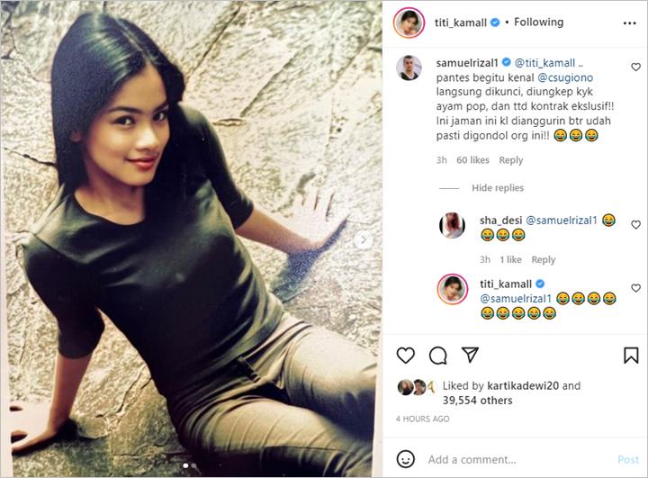 Titi Kamal Pamer Foto Awal Merintis Karier, Pujian Aktor Ini Menggelitik