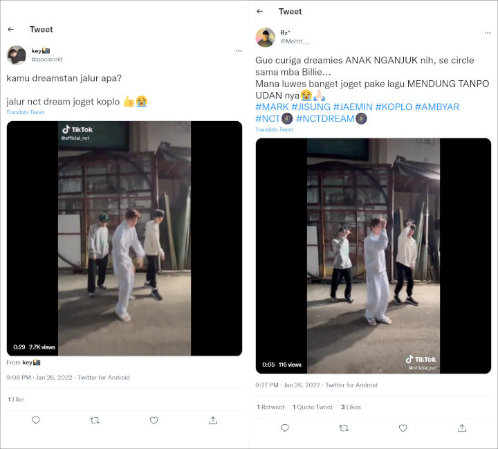 Reaksi Netizen NCT Dream Joget Koplo 2