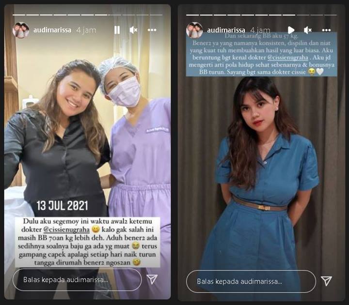 Audi Marissa Kenang Kesedihan Saat BB Capai 70 KG, Transformasi Terbaru Bikin Auto Iri