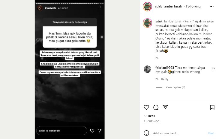 Jejak Digital Milano Lubis Peluk Bibi Andriansyah, Dokter Kandungan Vanessa Angel Muncul-Topik Pagi