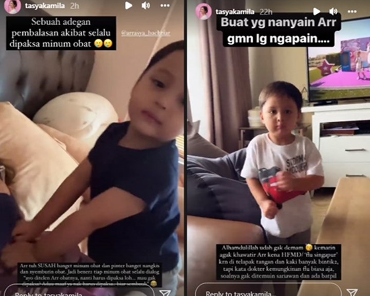 Tasya Kamila Beber Aksi \'Balas Dendam\' Putranya Usai Dipaksa Minum Obat