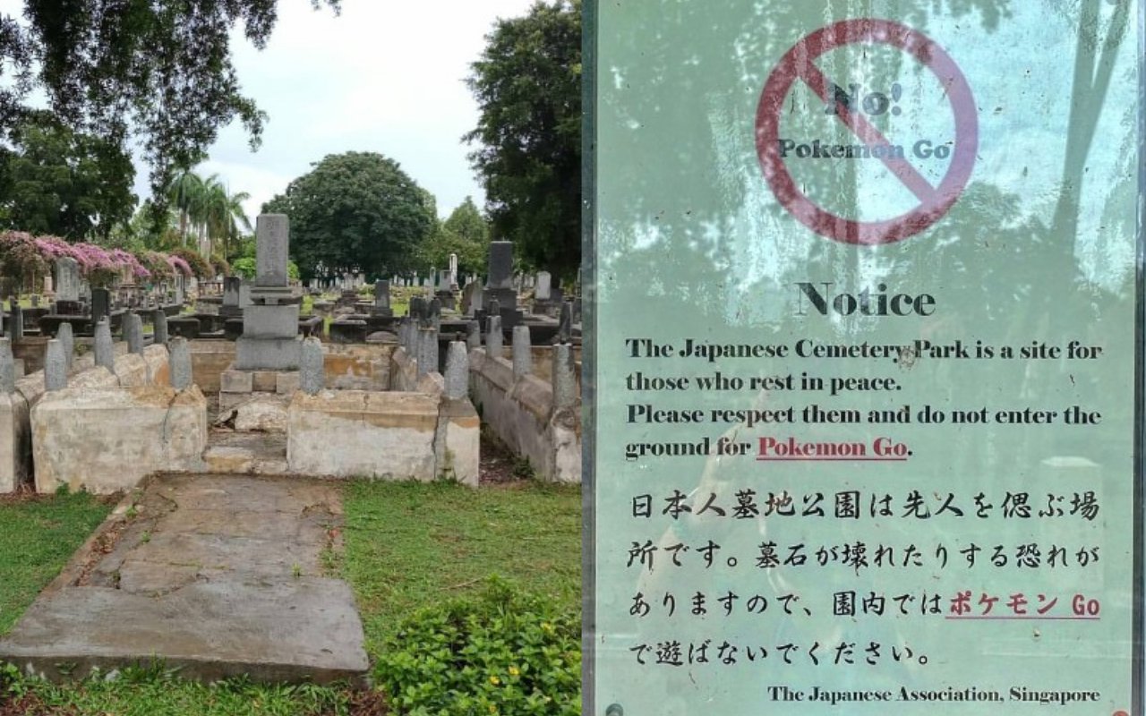 Publik di Singapura Diminta Tak Berburu Monster Pokemon Go di Area Pemakaman Jepang