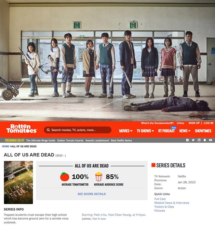 \'All of Us Are Dead\' Dapat Nilai Sempurna di Rotten Tomatoes, Begini Kata Kritikus