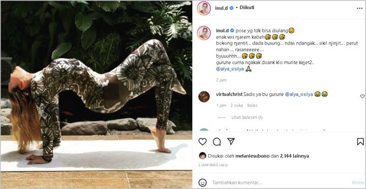 Inul Daratista Sebut Pose Yoga Ini Tak Bisa Diulangi, Detailnya Bikin Ngilu?