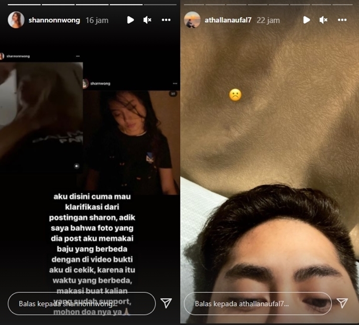 Shannon Wong Bantah Klarifikasi Adik, Athalla Naufal Tak Direstui Camer?