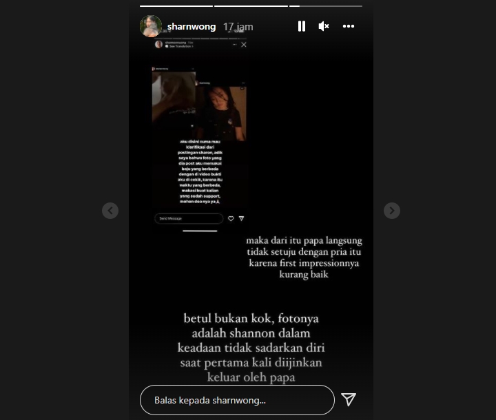 Shannon Wong Bantah Klarifikasi Adik, Athalla Naufal Tak Direstui Camer?