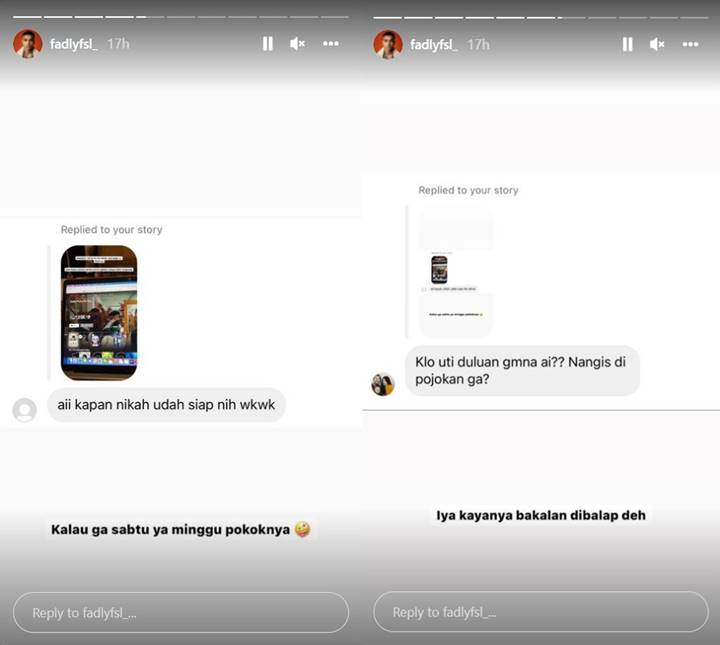 Jawaban Fadly Faisal Jika Fuji \'Balap\' Nikah Duluan