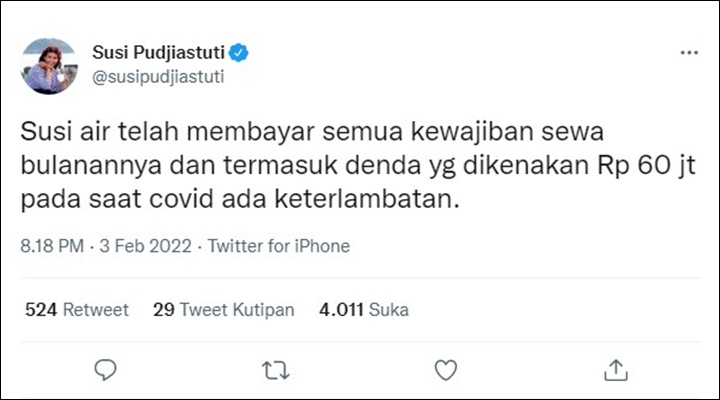 Susi Angkat Bicara