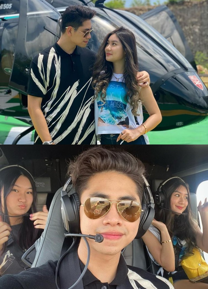 terbang  naik helikopter