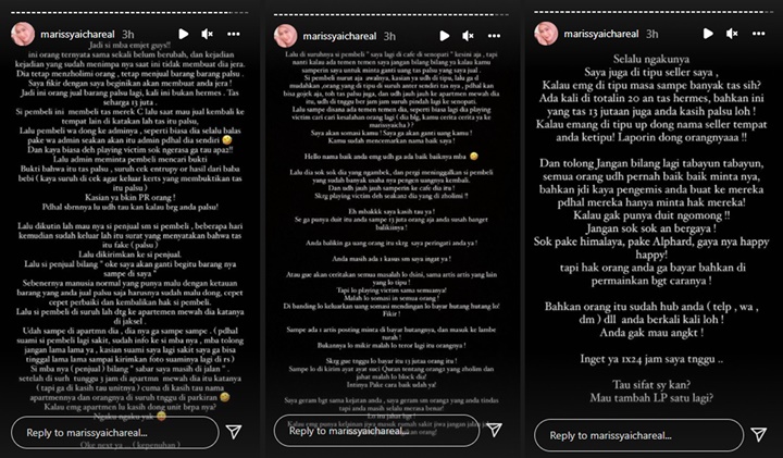 Marissya Icha Murka Pergoki Medina Zein Berulah Nipu Orang Lagi, Beber Kronologinya
