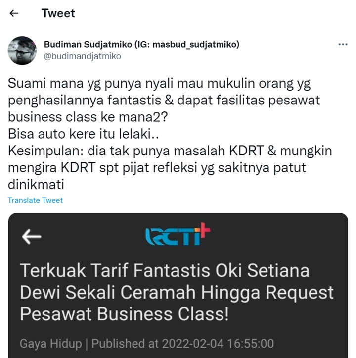 Oki Setiana Dewi Kini Diduga Jadi Korban KDRT, Politisi PDIP Singgung Tarif Fantastis Ceramah