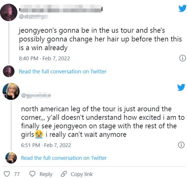 Jeongyeon Diduga Bakal Ikut Tur TWICE di Amrik usai Bahas Rencana Ubah Penampilan