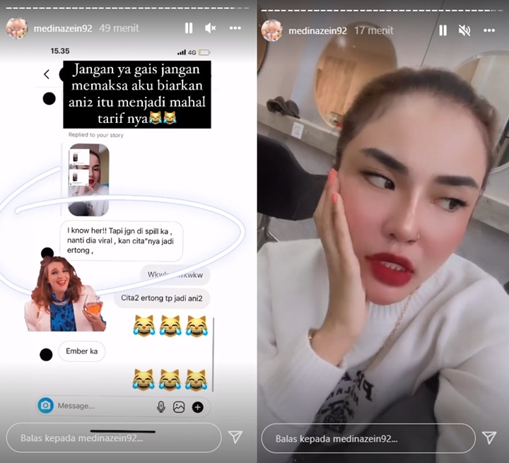 Medina Zein Tanggapi Tudingan Pengalihan Isu hingga Halu Ada Pelakor