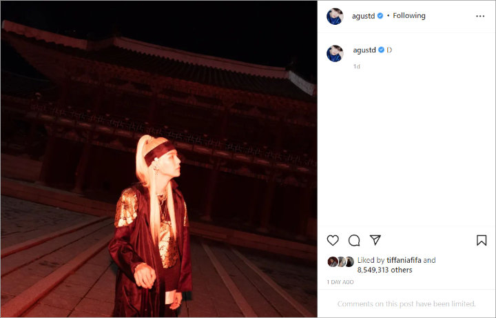 RM BTS Dikecam Netizen Tiongkok, Suga Tantang Balik dengan Postingan Ini?