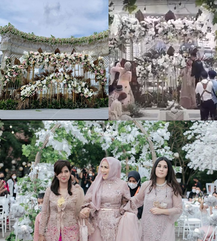Dekorasi penuh bunga
