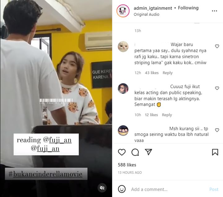 Akting Fuji Sebagai Pemeran Utama Disebut Masih Terlalu Kaku, Langsung Banjir Kritik?